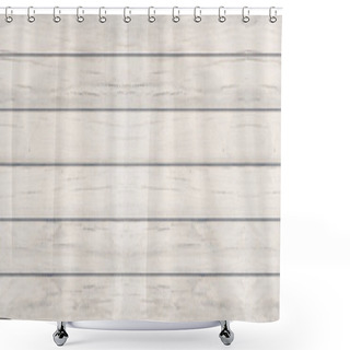 Personality  Panorama Of White Vintage Wood Plank Pattern And Seamless Background Shower Curtains