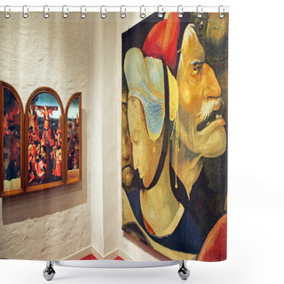 Personality  Inside Bosch Art Centre At 's-Hertogenbosch, Netherlands Shower Curtains