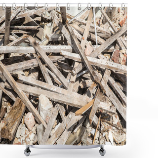Personality  Rubble Shower Curtains