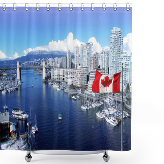 Personality  City Of Vancouver Shower Curtains