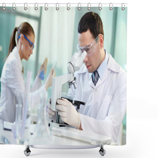 Personality  Scientific Research Shower Curtains
