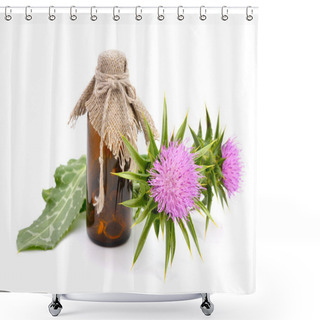 Personality  Milk Thistle Shower Curtains