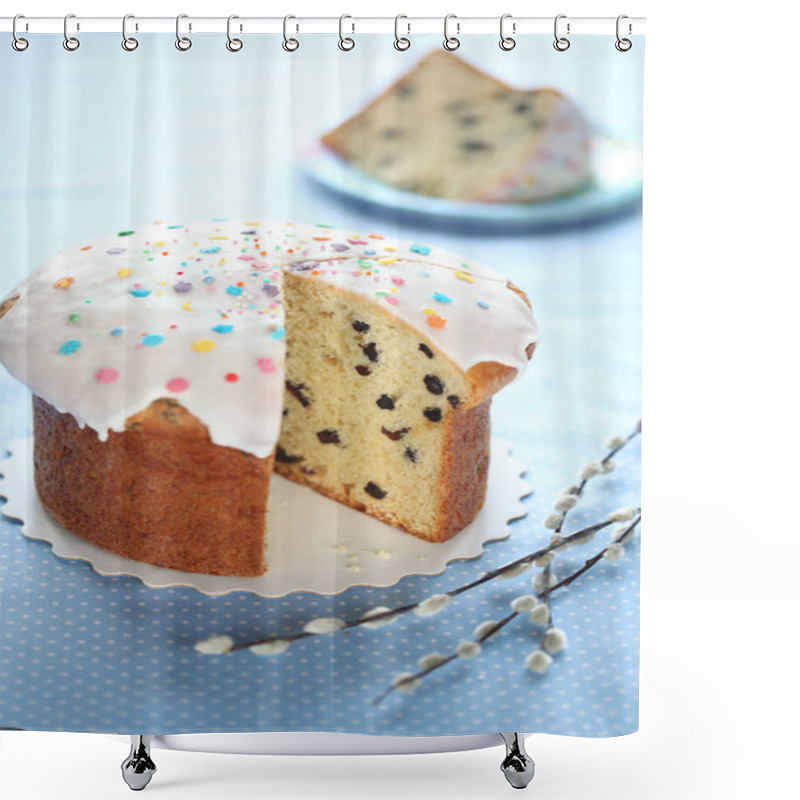 Personality  Kulich - Russian Easter Cake shower curtains