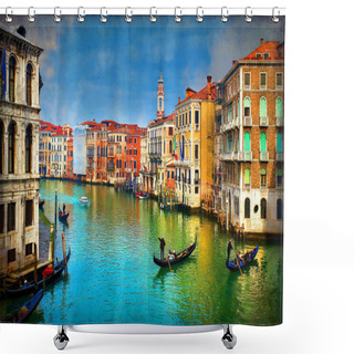 Personality  Venice, Italy, Grand Canal Shower Curtains