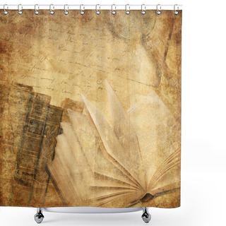 Personality  Old Books Shower Curtains