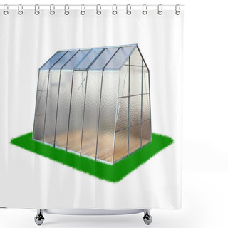 Personality  Modern Greenhouse View Shower Curtains
