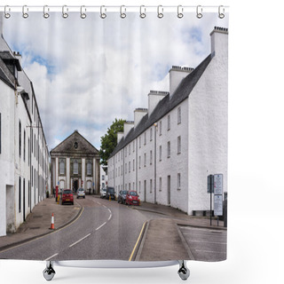 Personality  Inveraray, Scotland, UK - May 06, 2019: Main Street Of Inveraray Shower Curtains