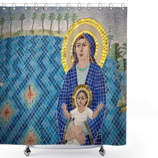 Personality  Holy Virgin Mary Shower Curtains