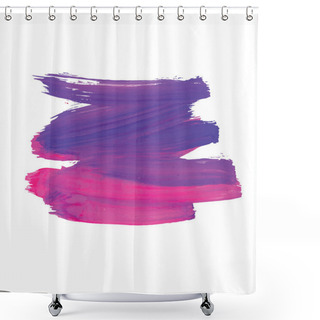 Personality  Abstract Brush Stroke Shower Curtains