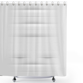 Personality  Set Of Dividers On Grey Background Shower Curtains
