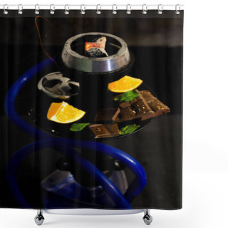 Personality  Fruit Aroma Hookah Shower Curtains