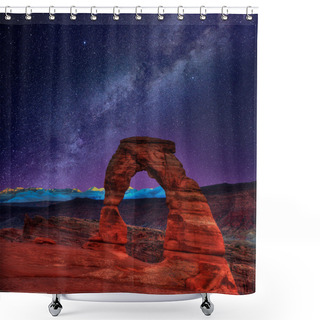 Personality  Arches National Park In Moab Utah USA Shower Curtains