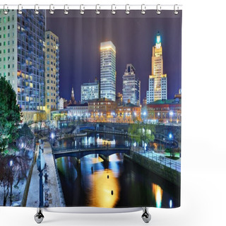 Personality  Downtown Providence Rhode Island Shower Curtains