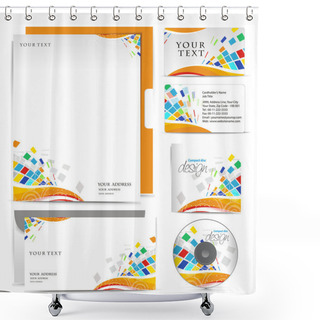 Personality  Business Style Templates Shower Curtains