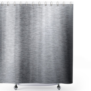 Personality  Aluminum Metal Background With Reflections Shower Curtains