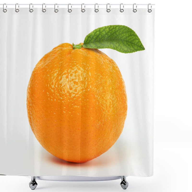 Personality  Orange with leaf shower curtains