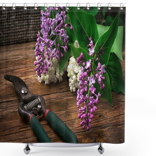 Personality  Bush May Lilac  Shower Curtains