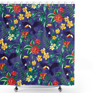 Personality  Toucans. Shower Curtains