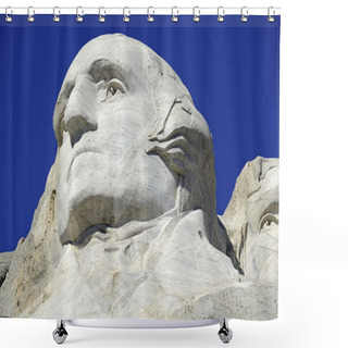 Personality  Mount Rushmore National Memorial, Symbol Of America Located In The Black Hills, South Dakota, USA. Shower Curtains