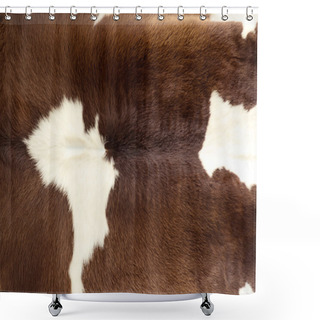 Personality  Skin Of A Cow Shower Curtains
