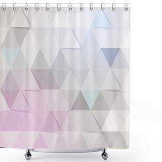 Personality  Geometric Pattern, Abstract Vector Background. Shower Curtains