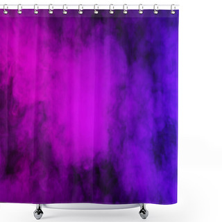 Personality  Abstract Mystic Violet Smoky Background Shower Curtains