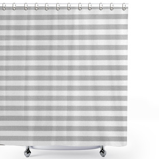 Personality  Striped Fabric Texture Shower Curtains