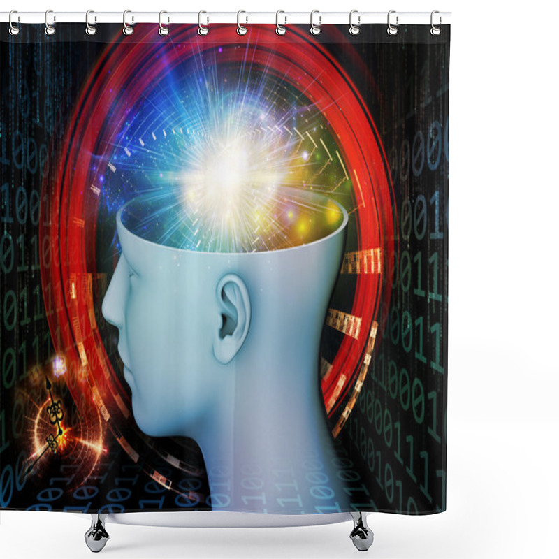Personality  Mind Visualization Shower Curtains