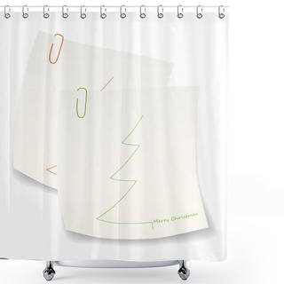 Personality  Xmas Reminders Shower Curtains