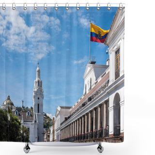 Personality  Carondelet Palace (Spanish: Palacio De Carondelet) Is The Seat Of Government Of The Republic Of Ecuador, Located In Quito In The Independence Square (Plaza Grande)  Shower Curtains