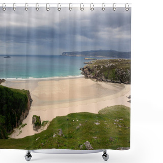 Personality  Sandy Beach Shower Curtains