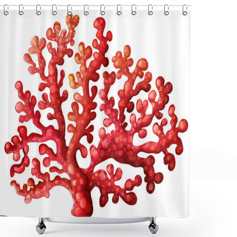 Personality  A coral reef shower curtains