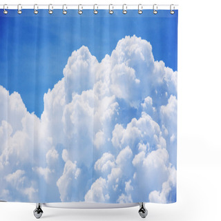 Personality  Cloud On Blue Sky Shower Curtains
