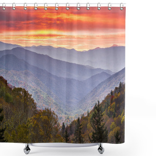 Personality  Smoky Mountains Shower Curtains