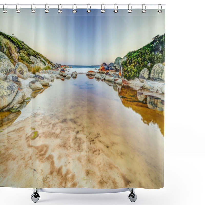 Personality  Bay Of Fires  Shower Curtains