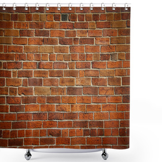 Personality  Weathered Stained Old Brick Wall Shower Curtains