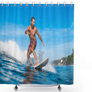 Personality  Surfer Shower Curtains
