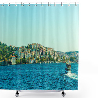 Personality  Sailing Bosphorus Shower Curtains