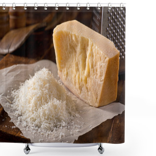 Personality  Grated Parmesan Cheese Shower Curtains