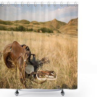 Personality  Western Saddle Shower Curtains