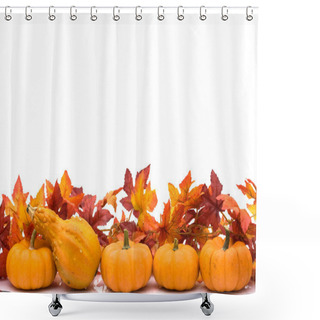 Personality  Autumn Border Shower Curtains