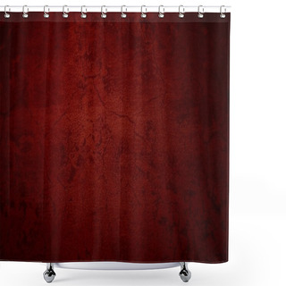 Personality  Grunge Background Of Red Stone Wall Shower Curtains