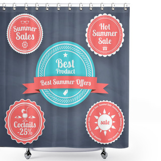 Personality  Summer Sale Design Emblems Set Shower Curtains