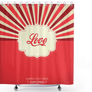 Personality  Love - Valentines Design Template Shower Curtains