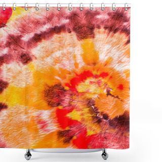 Personality  Tie Dye Spiral Background. Shower Curtains