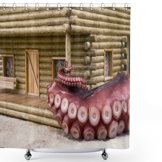 Personality  Home Seafood Nightmare. Shower Curtains
