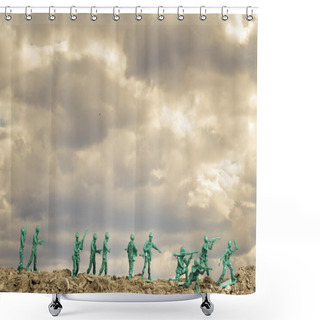 Personality  Toy Soldiers War Shower Curtains