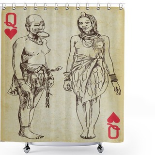 Personality  Afican Queens (beauties) Shower Curtains