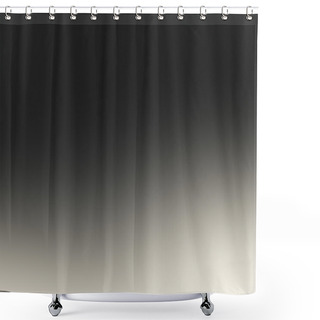 Personality  Abstract Black Background, Old Black Vignette Border Frame White Shower Curtains