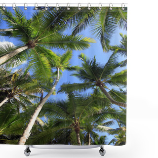 Personality  Palm Trees Shower Curtains